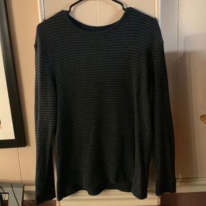 Medium H&M slim fit horizontal striped long sleeve